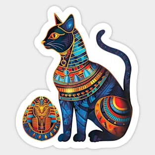 Egyptian cats. Sphinx Sticker